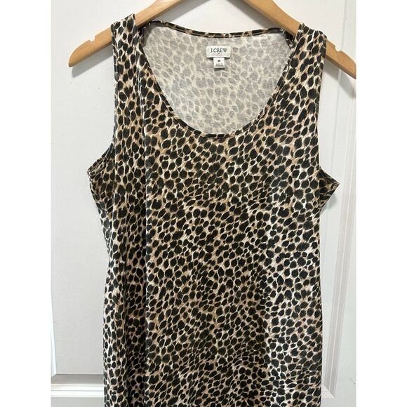 J Crew‎ Leopard Print Midi Dress - Size Medium - Picture 4 of 7